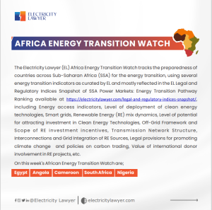 Book Cover: EL Africa Energy Transition Watch